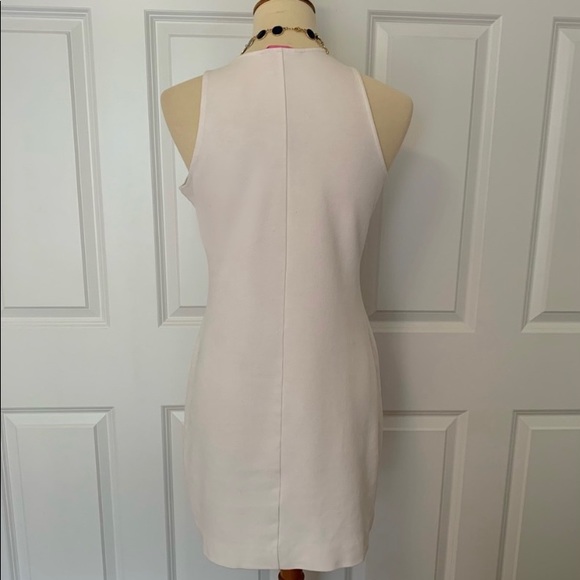 🌴Lilly Pulitzer White Tank Embroidered Stretch Mini Dress - Picture 3 of 6